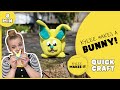 Kylee Makes a Bunny | Clay Bunny Craft for Kids! | How to Make a Bunny Rabbit | Polymer Clay DIY Toy