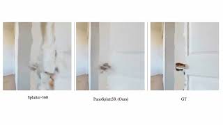 PanoSplatt3R Visual Comparison