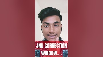 JNU CORRECTION WINDOW | CUET UG 2023 | #cuet #cuet2023 #jnu #jnuadmission #bhu #delhiuniversity