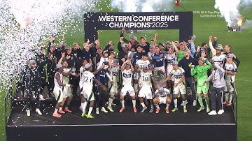 Thomas Müller and Vancouver Whitecaps Are Western Conference Champion! | 2025 Audi MLS Cup Playoffs