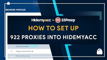 Antidetect browser Hidemyacc | How to set up 922 proxies into Hidemyacc