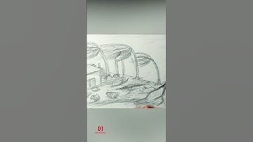 How To Draw The STROM #shorts #viral #art #tending #painting #Bulbul_art_academy