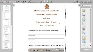 PEP Performance Task Science Preparation 2024 For Grade 5 Answers