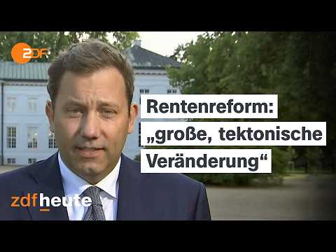 Finance Minister Klingbeil on pensions, debt, security - and public frustration | ZDF heute-journal