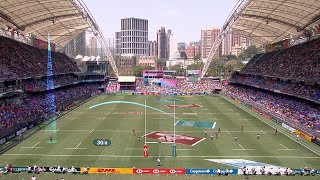 Germany score incredible cross field kick try