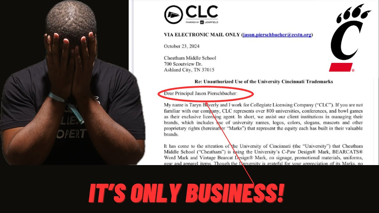University of Cincinnati sends cease & desist letter to Tennessee ...