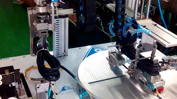 Large power cord 8 type automatic winding cable tie twist machine