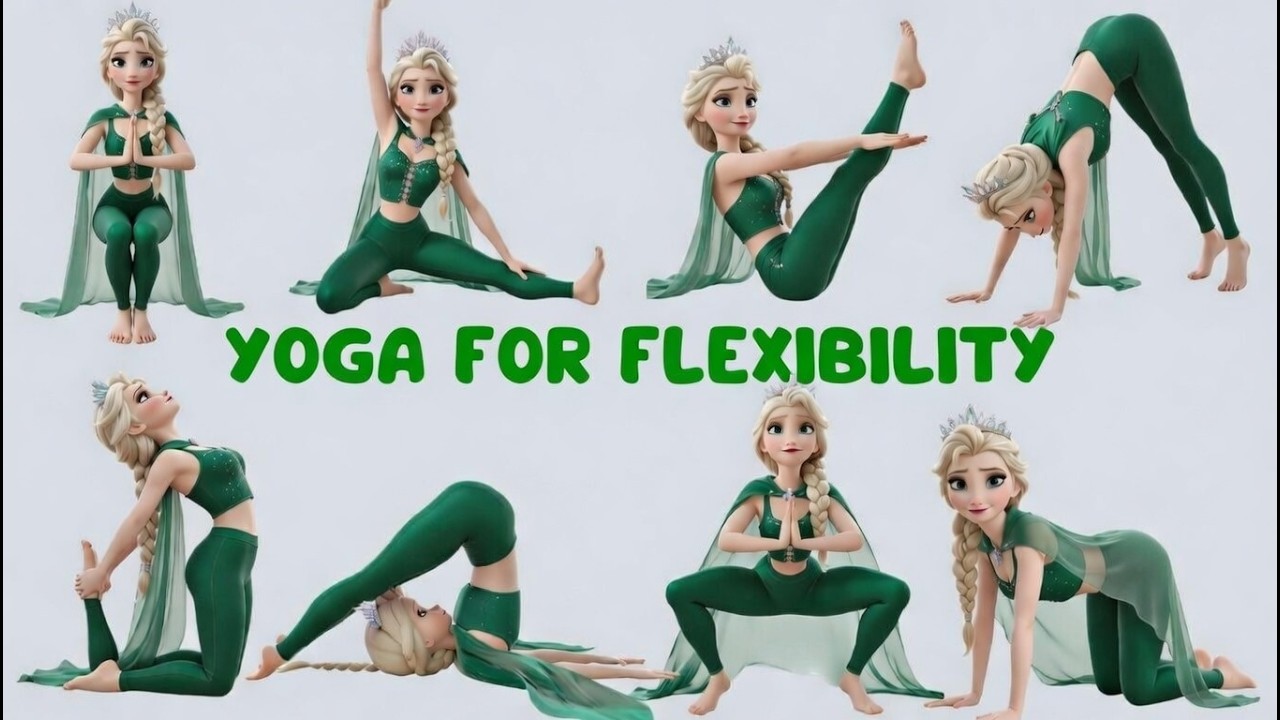 Yoga for Flexibility |❄️| Frozen Yoga for Kids |❄️| Yoga with Elsa |❄️| Yoga for Kids
