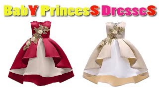 Baby Girl embroidery Silk Princess Dress for Wedding party 2018 screenshot 3