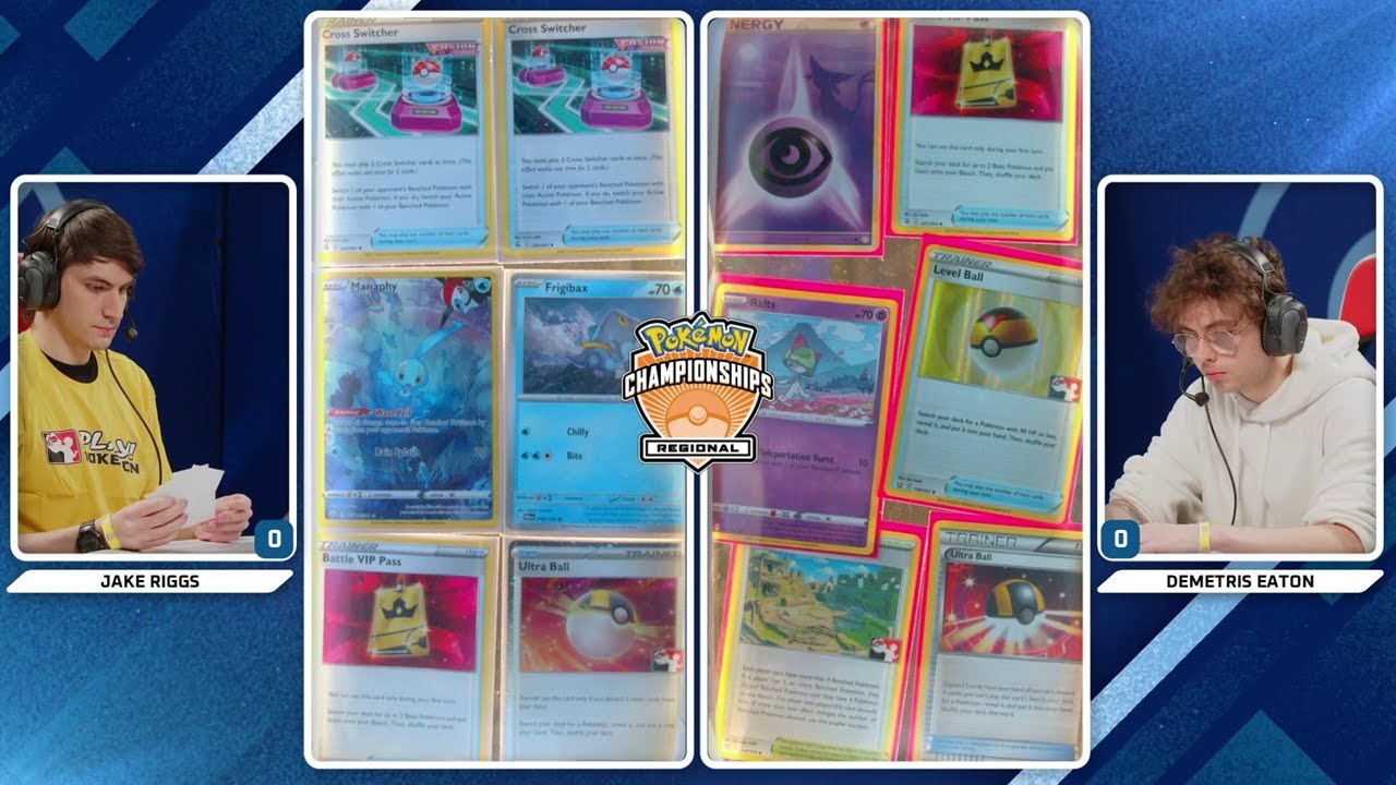 Jake Rigg TOP8 Jake Riggs Vs Demetris Eaton - 2024 Pokémon Toronto Regional ...