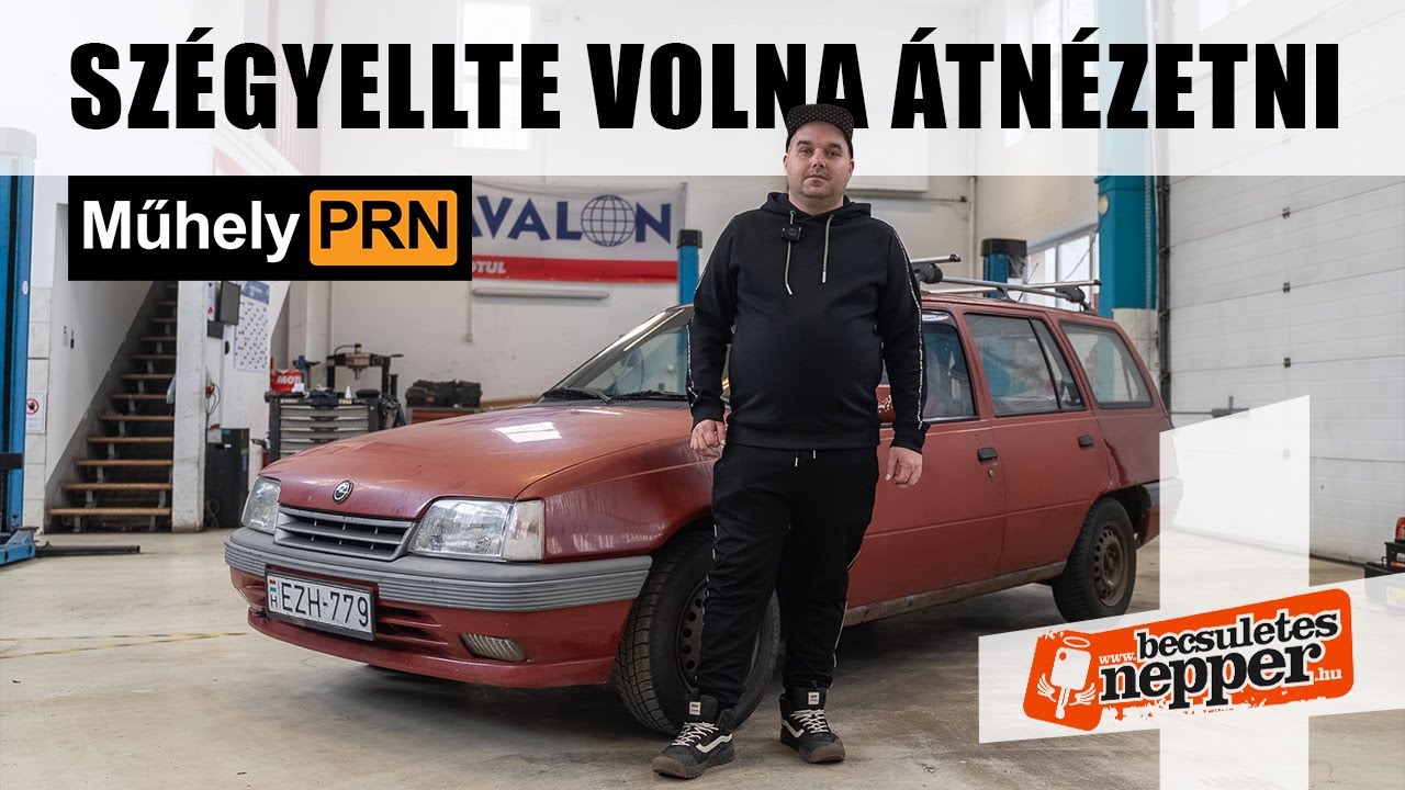 50 ezer forintért vette, aztán elhozta nekünk – Opel Kadett E 1,7D – 1989 – MűhelyPRN 295.