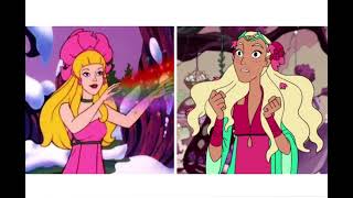 She ra Characters 90s vs Now 😊⭐️✨