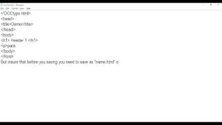 Learning HTML5 | Part 1