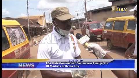 Edo State Government commences fumigation of markets in Benin City