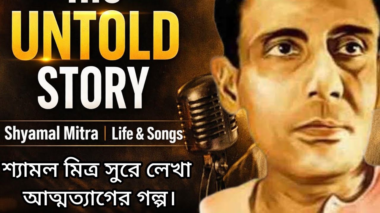 শ্যামল মিত্র সুরে লেখা আত্মত্যাগের গল্প। শ্যামল মিত্রের জীবনের গল্প। Shyamal Mitra songs and stories