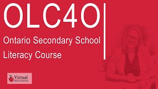 Ontario Secondary School Literacy Course, Grade 12, Open (OLC4O)