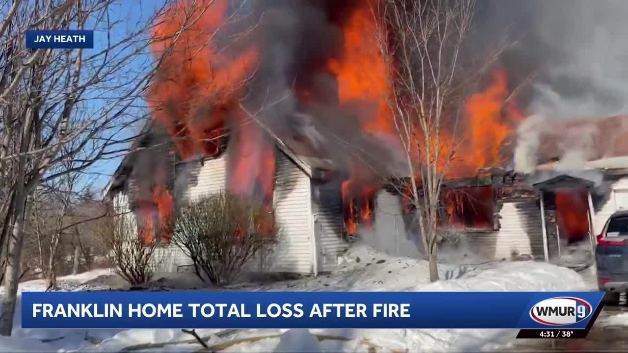 Franklin home total loss after fire - YouTube