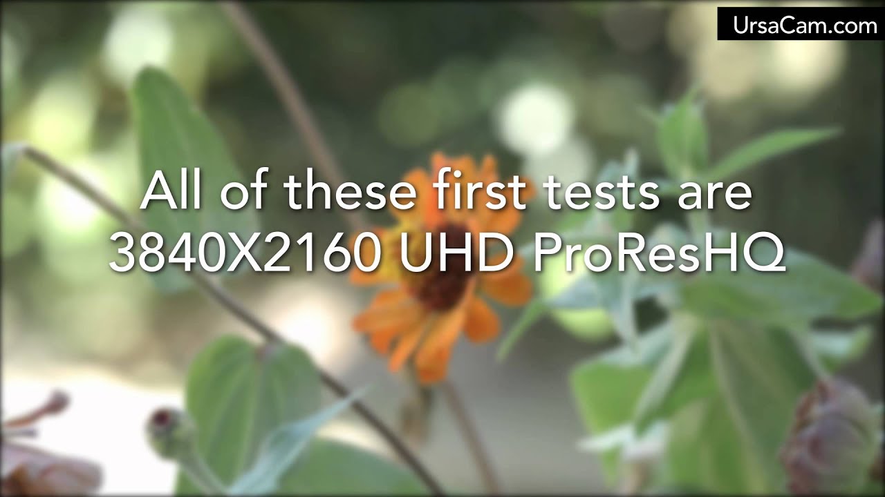 BlackMagic Ursa Camera resolution test