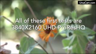 BlackMagic Ursa Camera resolution test