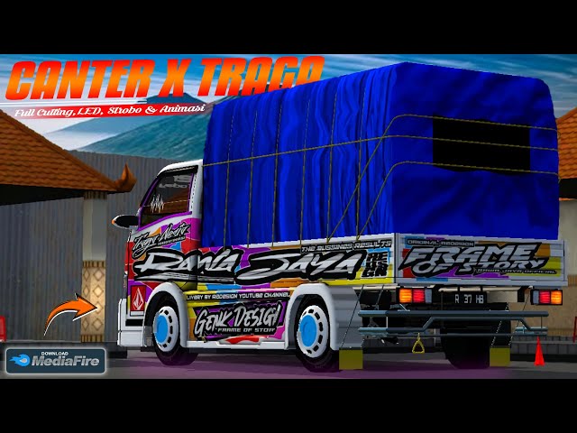 Yakin Gak Nyobain❕Top 3 Mod Bussid Truck Canter u0026 Traga Terbaru || Bus Simulator Indonesia V.3.7.2 class=