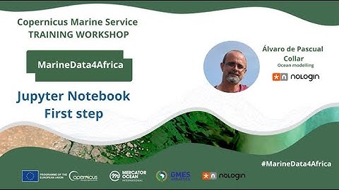 Copernicus Marine Service Training Workshop for MarineData4Africa - Jupyter Notebook FirstSteps