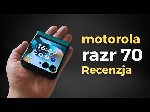 🔥 Najładniejszy składak na rynku? | MOTOROLA RAZR 70 | RECENZJA