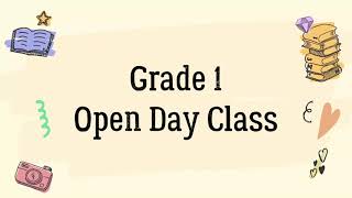 Chinese Public School - Grade 1 Open Day Class - 