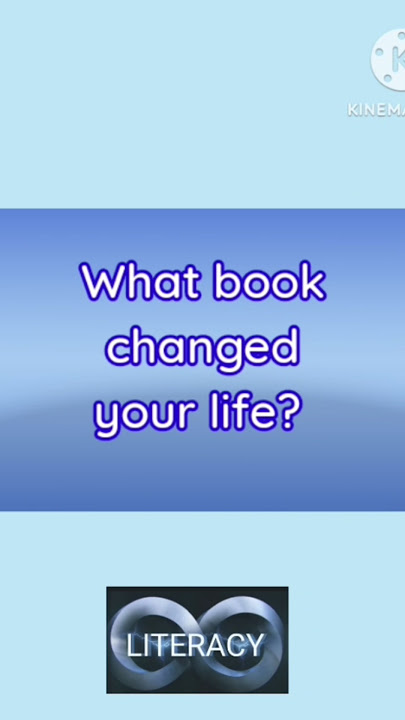 What book changed your life? #shorts #shortvideo #short