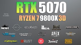 Rtx 5070 Ryzen 7 9800X3D Test In 16 Games - Rtx 5070 Gaming Test