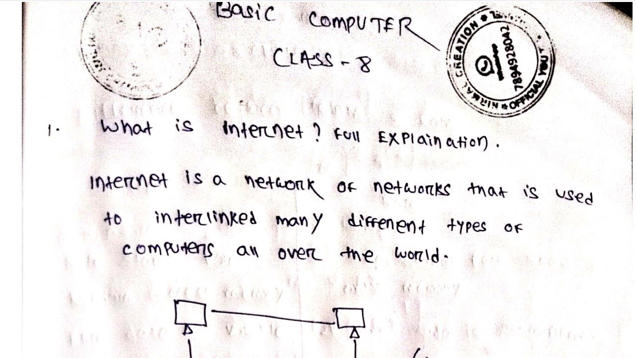 What Is Internet ? Full Explanation | Basic Computer | Class-8