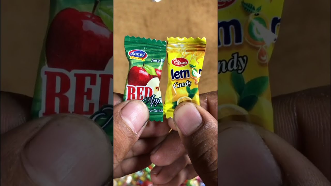 Red Apple VS Lemon Which Is Your Favrt Candy Ytshorts Shorts Lotsofcandies