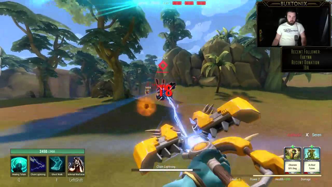 Lets Learn Paladins - Closed Beta Gameplay from BuxTonix Stream