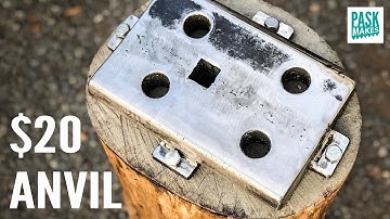 Homemade Anvil with a Hardy Hole - plus Hardy Tools