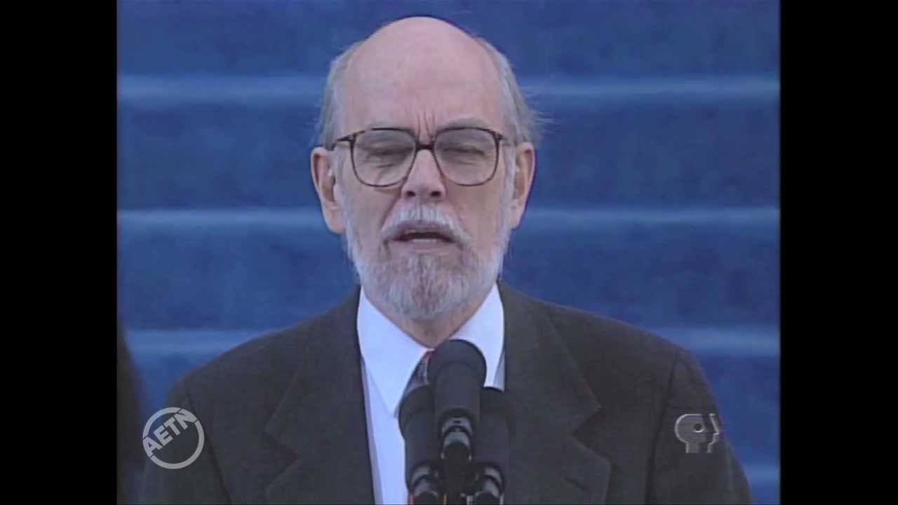 Miller Williams: Reading the innaugural poem at Bill Clinton's second innauguration in 1996