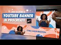 How to Make a YOUTUBE BANNER using Procreate | Step by Step Tutorial