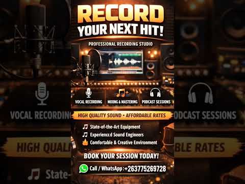 📞 Book your session today: +263775269728 #studiosetup #recording #zimcelebs #newmusic #music