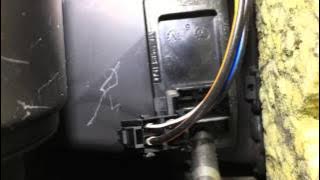 Ford Focus, transit, Mondeo heater fan speed resistor diagnostic and replacement