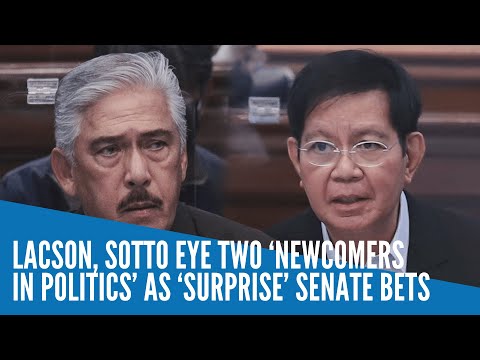 Lacson, Sotto eye two ‘newcomers in politics’ as ‘surprise’ Senate bets