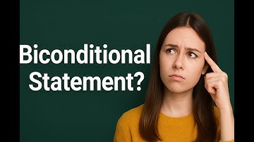 What is a Biconditional Statement? | Geometry Simply Explained