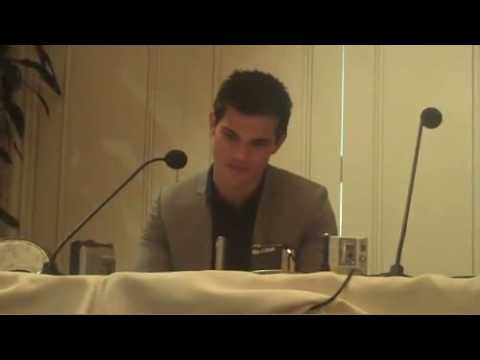 Taylor Lautner - Eclipse Press Conference Pt. 1 of 3