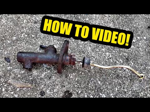 Clutch Master Cylinder Removal - HOW TO VIDEO - Chevy Suburban Blazer