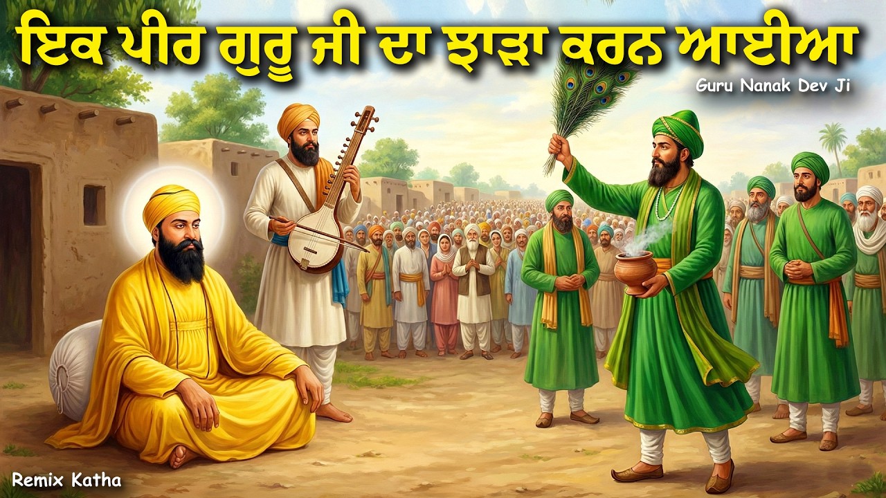 ਇਕ ਪੀਰ ਗੁਰੂ ਜੀ ਦਾ ਝਾੜਾ ਕਰਨ ਆਇਆ | Guru Nanak Dev Ji Itihas | Ikk Rang