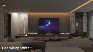 WUPRO Cinema LeApex CBSP Enhance contrast CLR UST floor rising screen