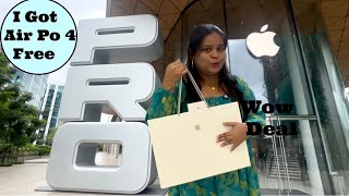 How I got Apple AirPod 4 free 😃 | Apple Store mumbai 