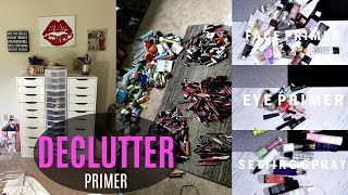 Makeup DECLUTTER & Organization | PRIMER