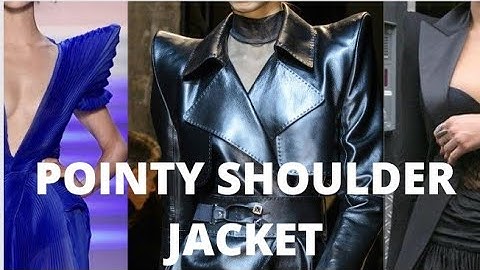 EASY TRICK TO MAKE A POINTY SHOULDER JACKET/BLAZER (PATTERN)
