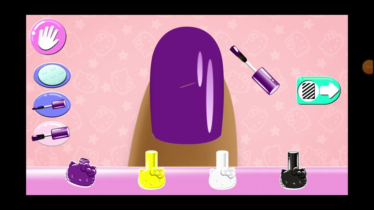 Hello Kitty nail salon part 2 ep 68 YouTube