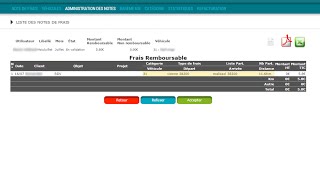 [Démo] Logiciel de gestion des notes de frais "Mes Frais" by Imagine Développement screenshot 5