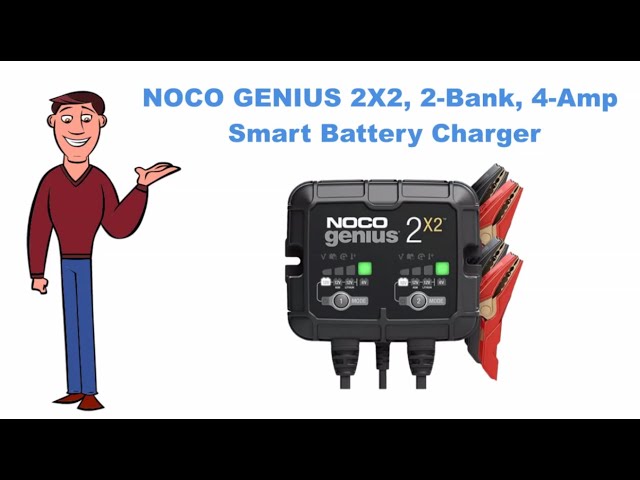 NOCO GENIUS2X2 2-Bank 4-Amp Smart Battery Charger Detail Honest
