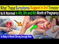Symptoms of Second Trimester Of Pregnancy  - Is It Normal in 4th, 5th and 6th Month Of Pregnancy